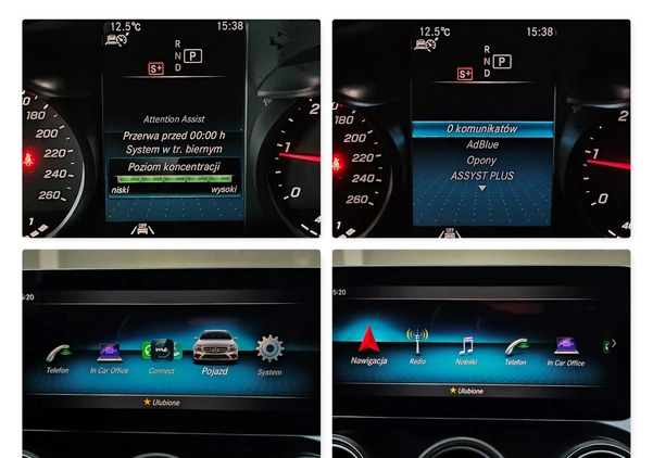 Mercedes-Benz Klasa C cena 91900 przebieg: 181000, rok produkcji 2019 z Poniec małe 704